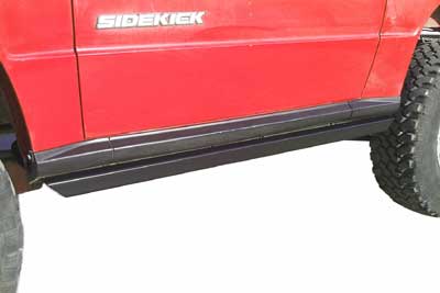 Slip-on rocker panel 2 Door for 89-97 Chevy Tracker Suz Sidekick LEFT